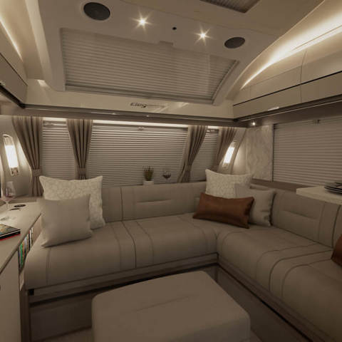 2026 Elegance Grande 860 Front Lounge Night Time