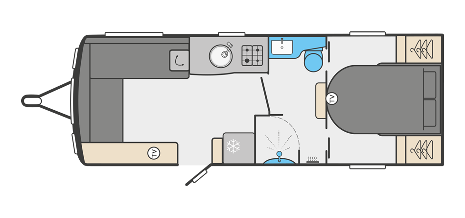 Challenger Grande 650L Exclusive floorplan