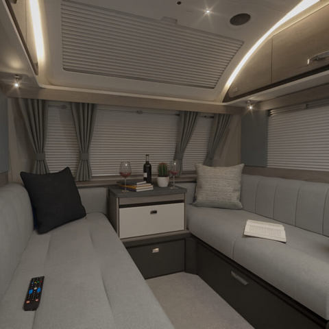 2026 Challenger 560 Front Lounge Night Time