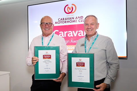Celebrating our award-winning tourers, motorhomes & campervans of 2026