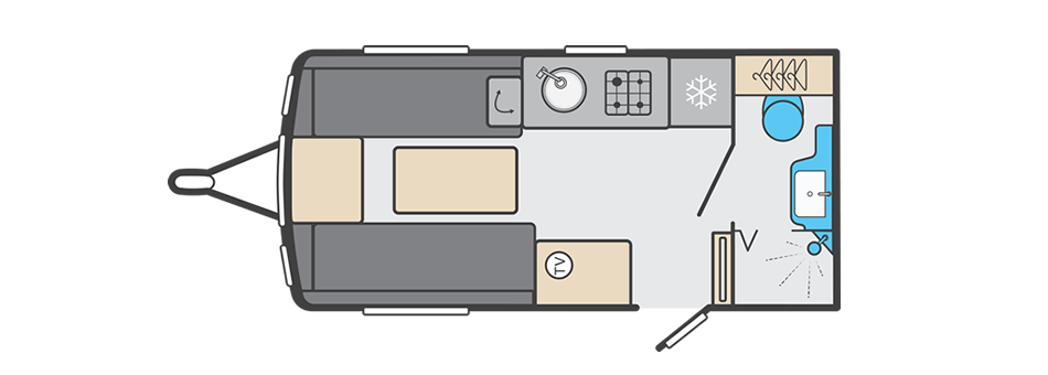 Sprite Alpine 2 Exclusive floorplan