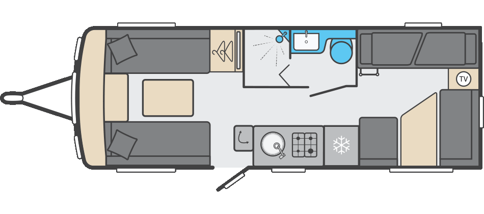 Challenger 590 floorplan