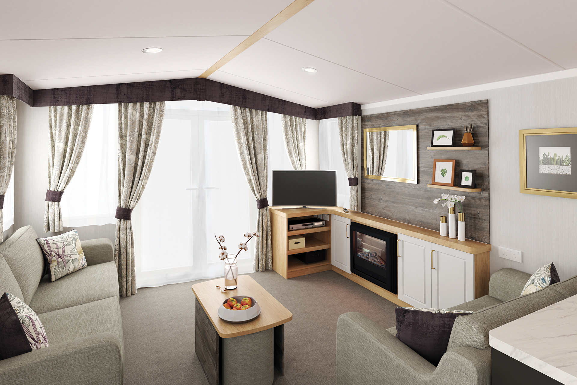 Bordeaux 38 x 12 2B Lounge