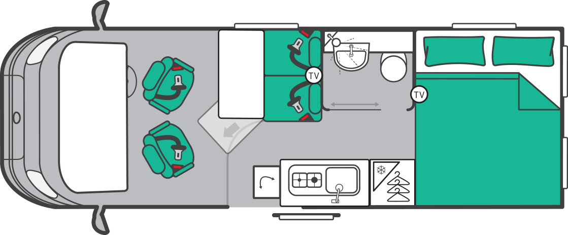 Trekker X floorplan