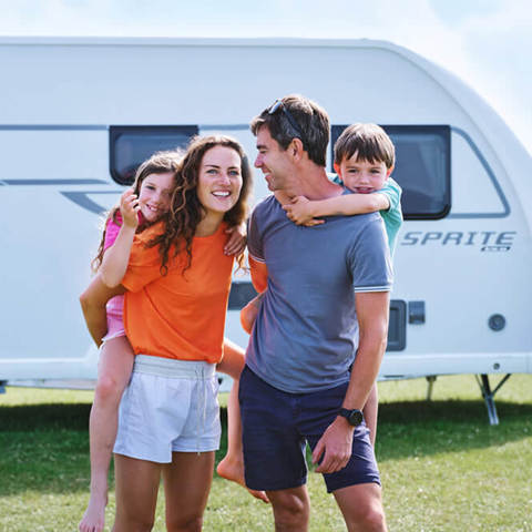 2026 Sprite Alpine 4 DB Lifestyle Exterior 1