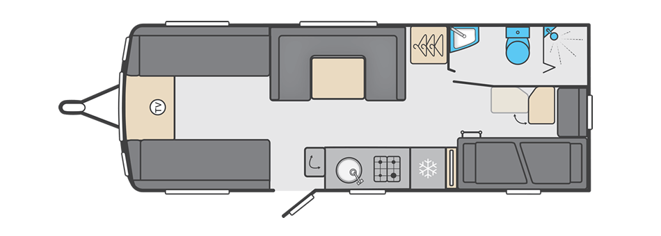 Sprite Grande Quattro DB Exclusive floorplan
